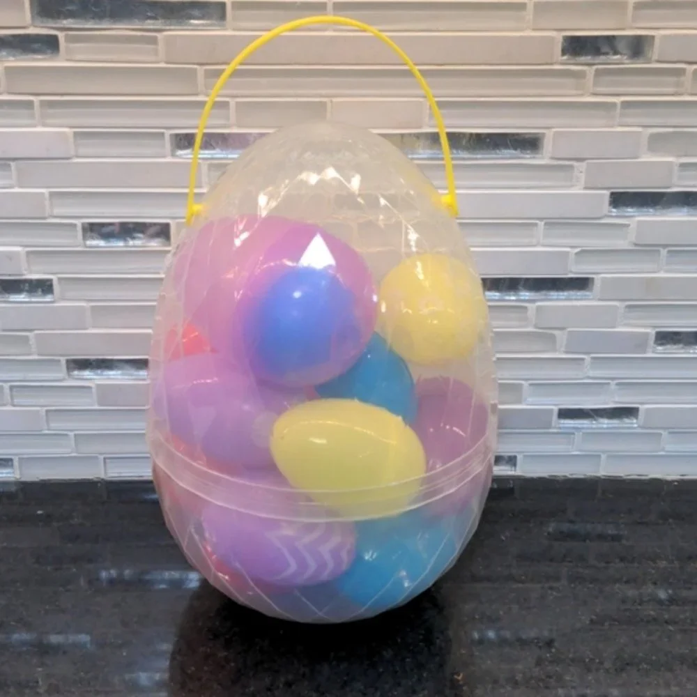 Easter Eggs Assortment Colorful Hunt Prize eggs 24 Blind Bags Party Favors